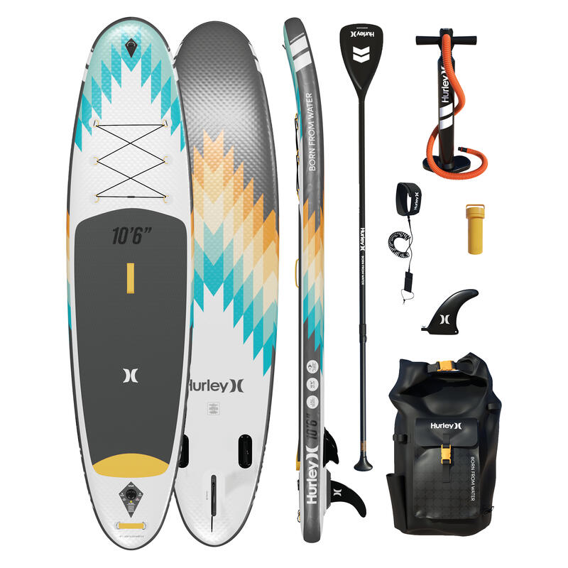 Pack de Tabla de paddle surf inflable Hurley Advantage Outsider 10'6"