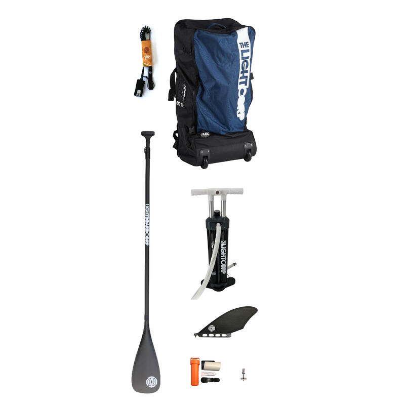 ISUP MFT WOOD TOURER SET 12´6" x 30" x 6" incl. 3 tlg. Pro Endurance 100% Carbon