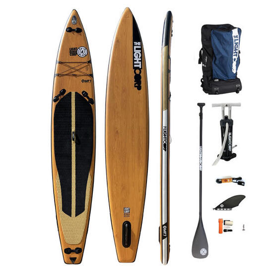 ISUP MFT WOOD TOURER SET 13´6" x 30" x 6" incl. 3 tlg. Pro Endurance 100% Carbon