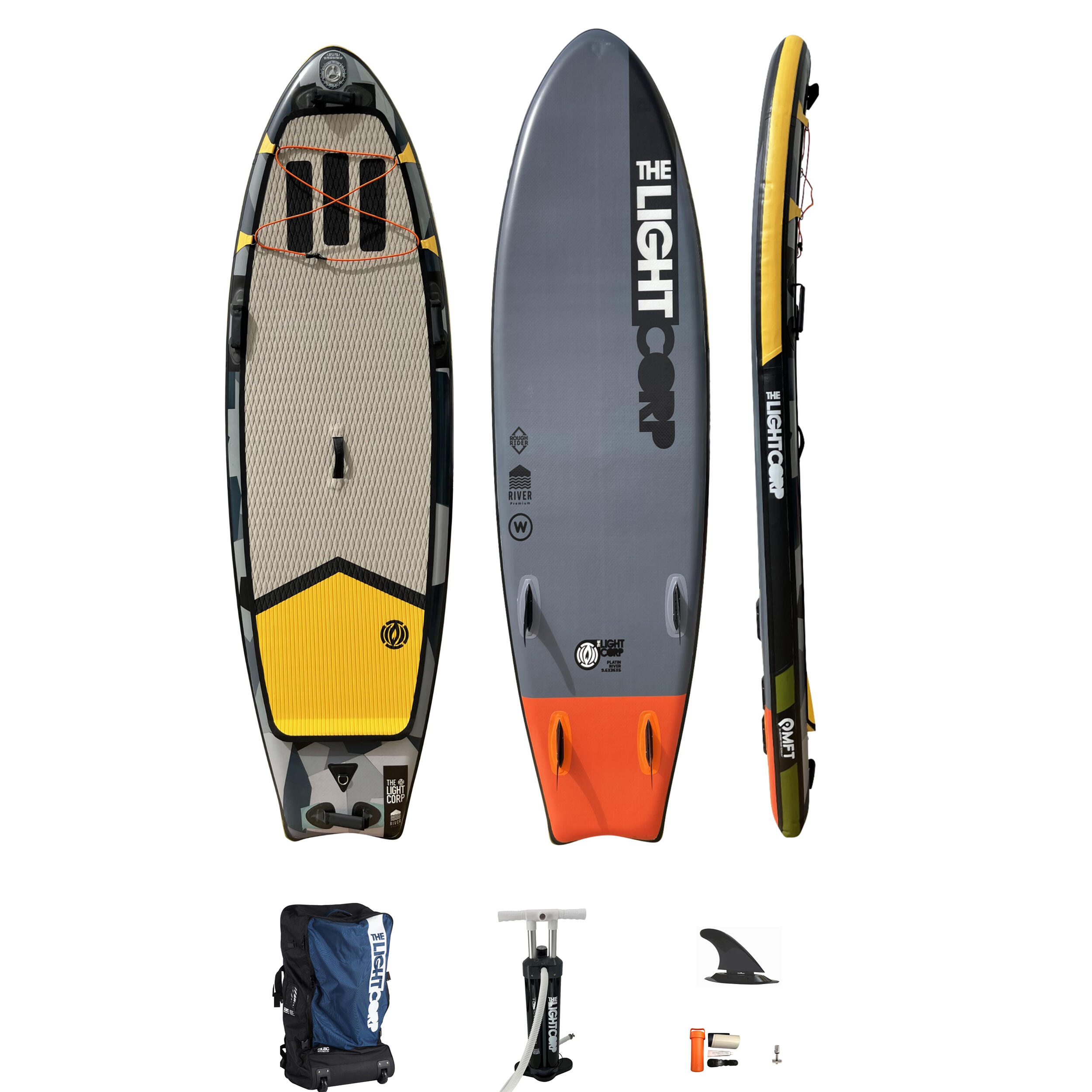 LIGHT BOARD CORP ISUP  3L MFT Platin River 9´6" x 36" x 6"