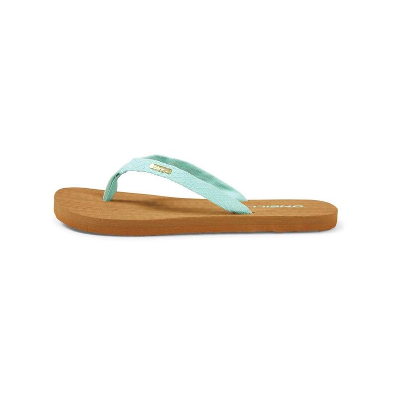 Ditsy Jacquard Bloom Sandals női flip flop papucs - zöld