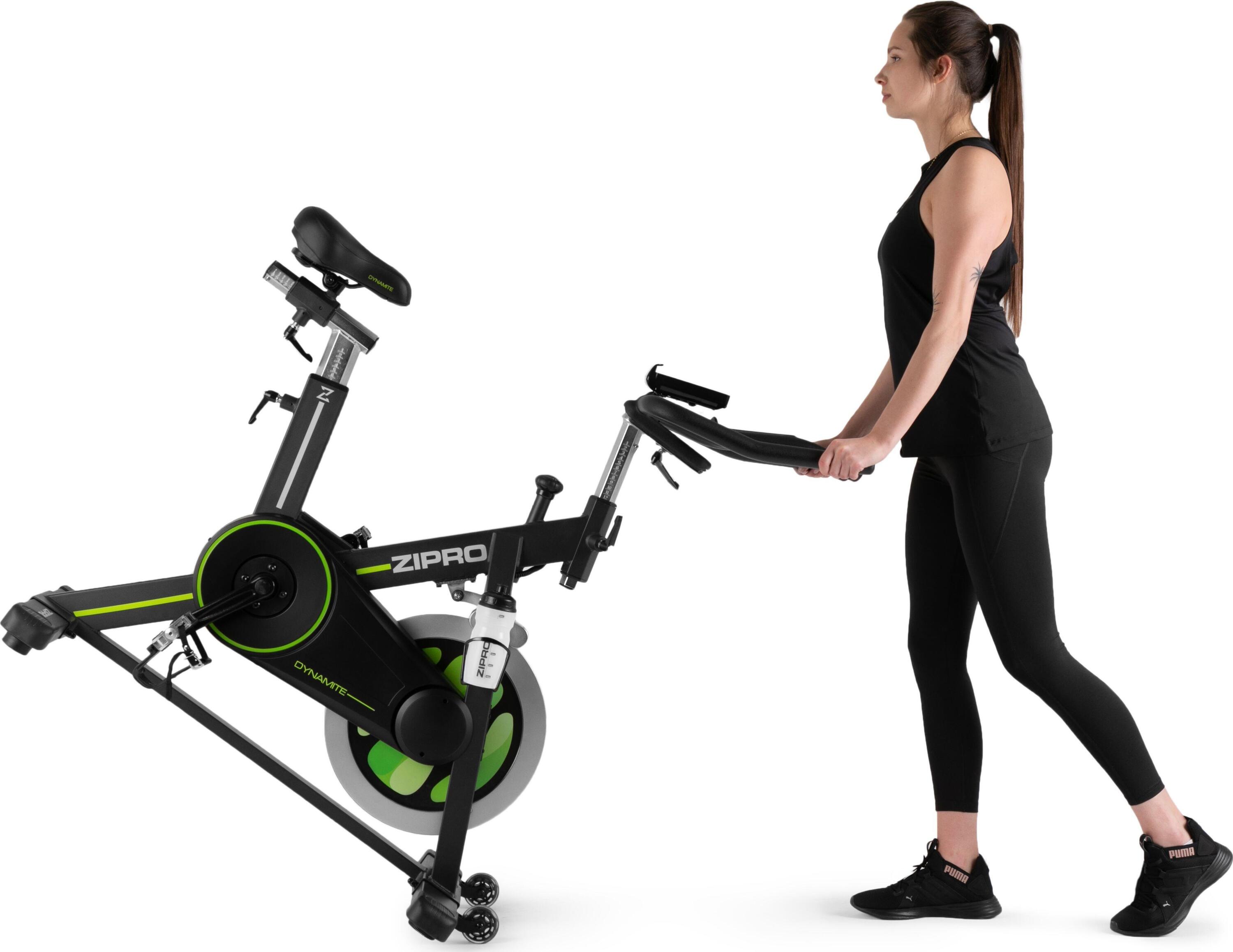 Refurbished -Indoor Cycling Bike Dynamite mit iConsole+Kinomap- In gutem Zustand 7/8