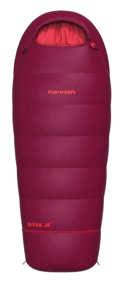 Śpiwór Hannah Bivak 200 Junior poppy red (-14°C)