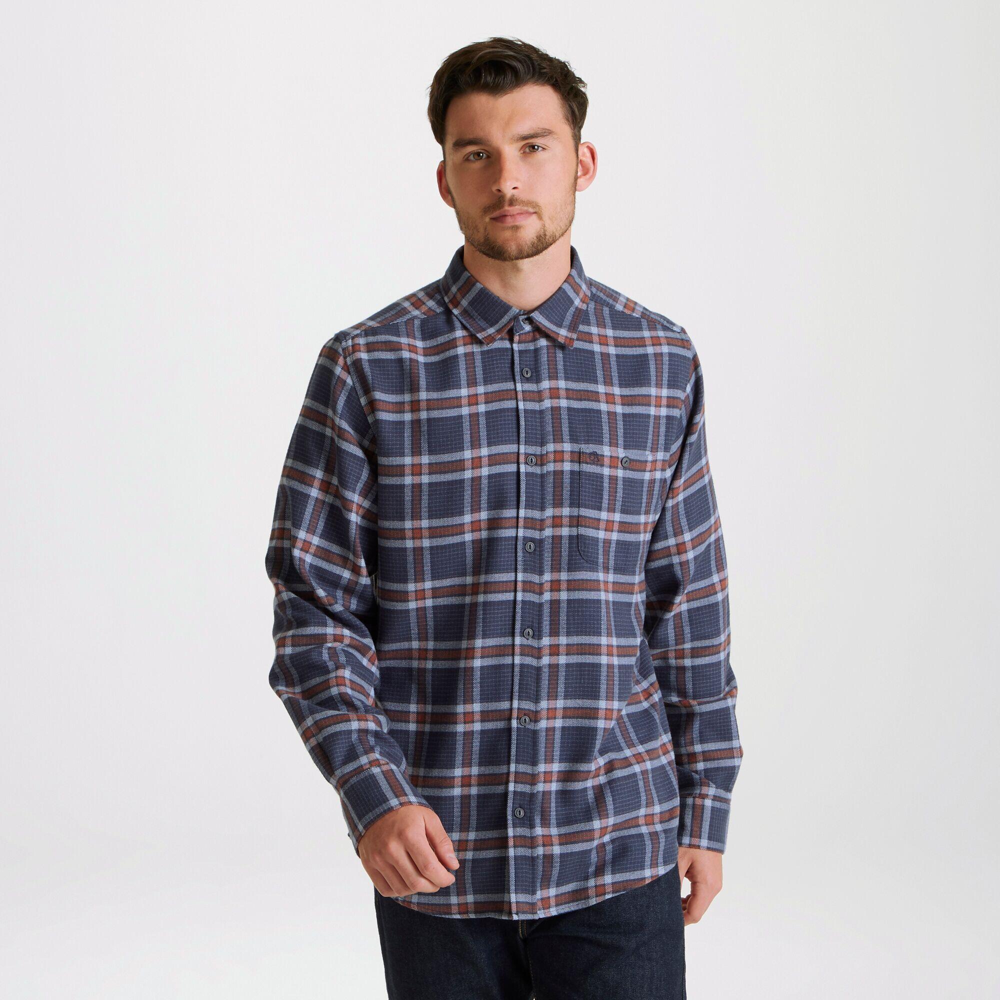 Mens Lough Long Sleeve Check Shirt 5/5