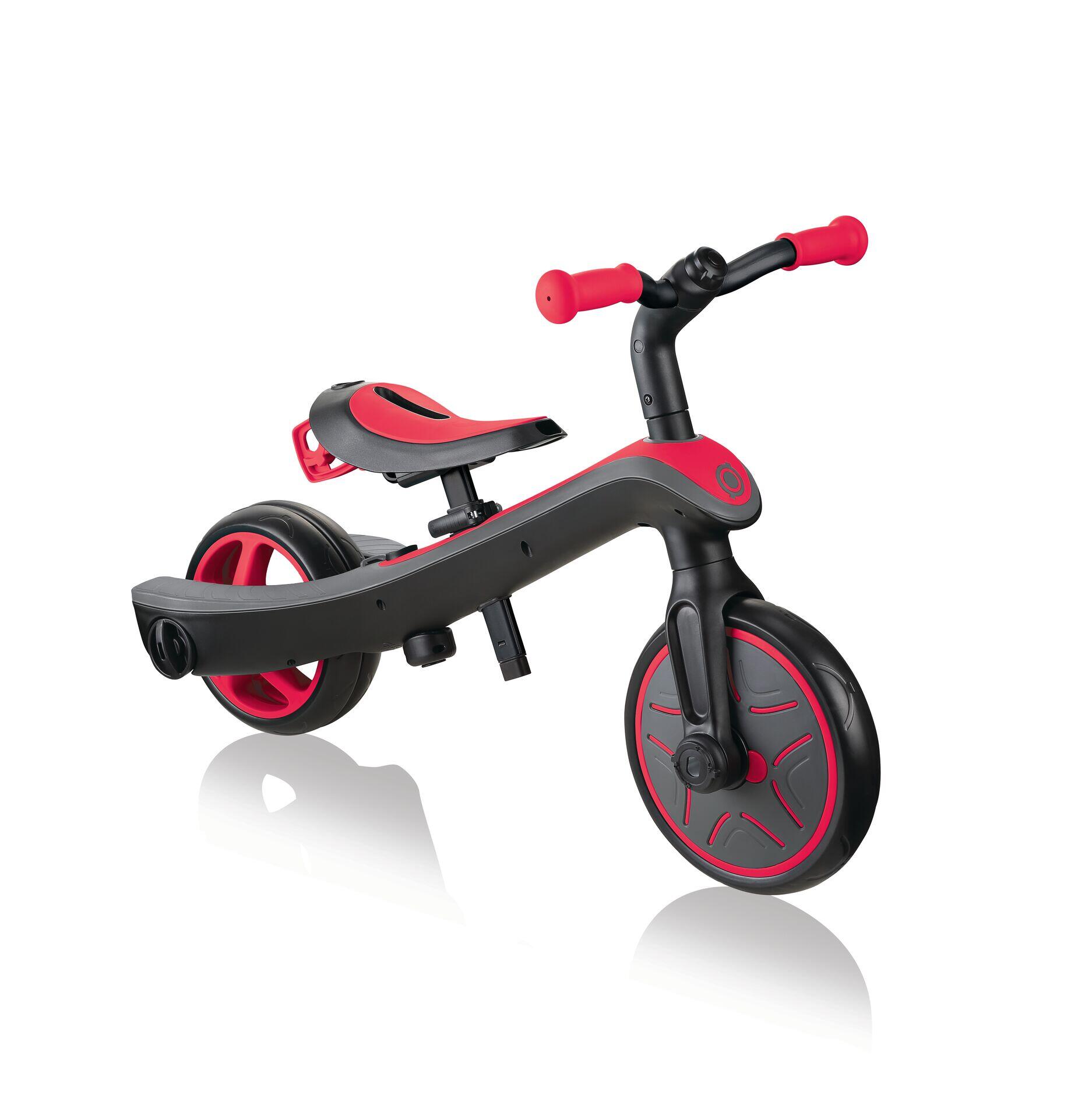 Tricycle évolutif pour bébé EXPLORER 2 en 1 - Rouge 10/14