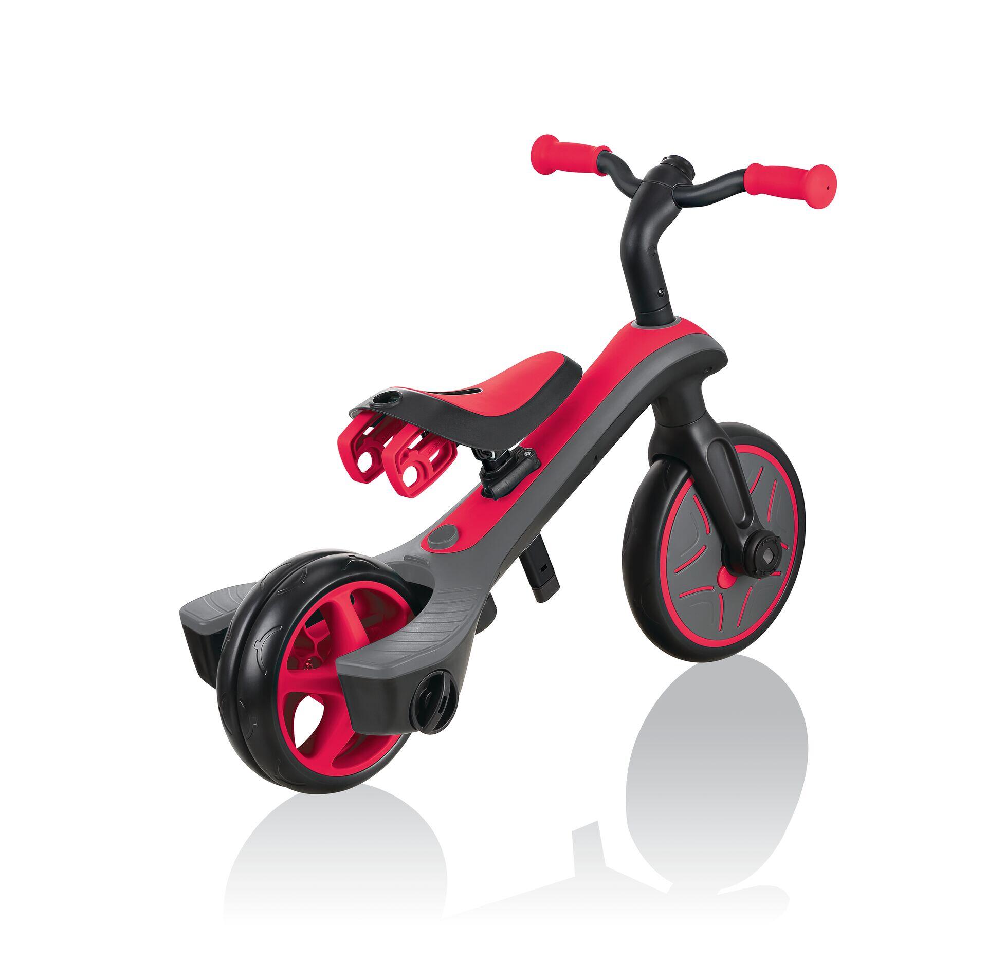 Tricycle évolutif pour bébé EXPLORER 2 en 1 - Rouge 6/14