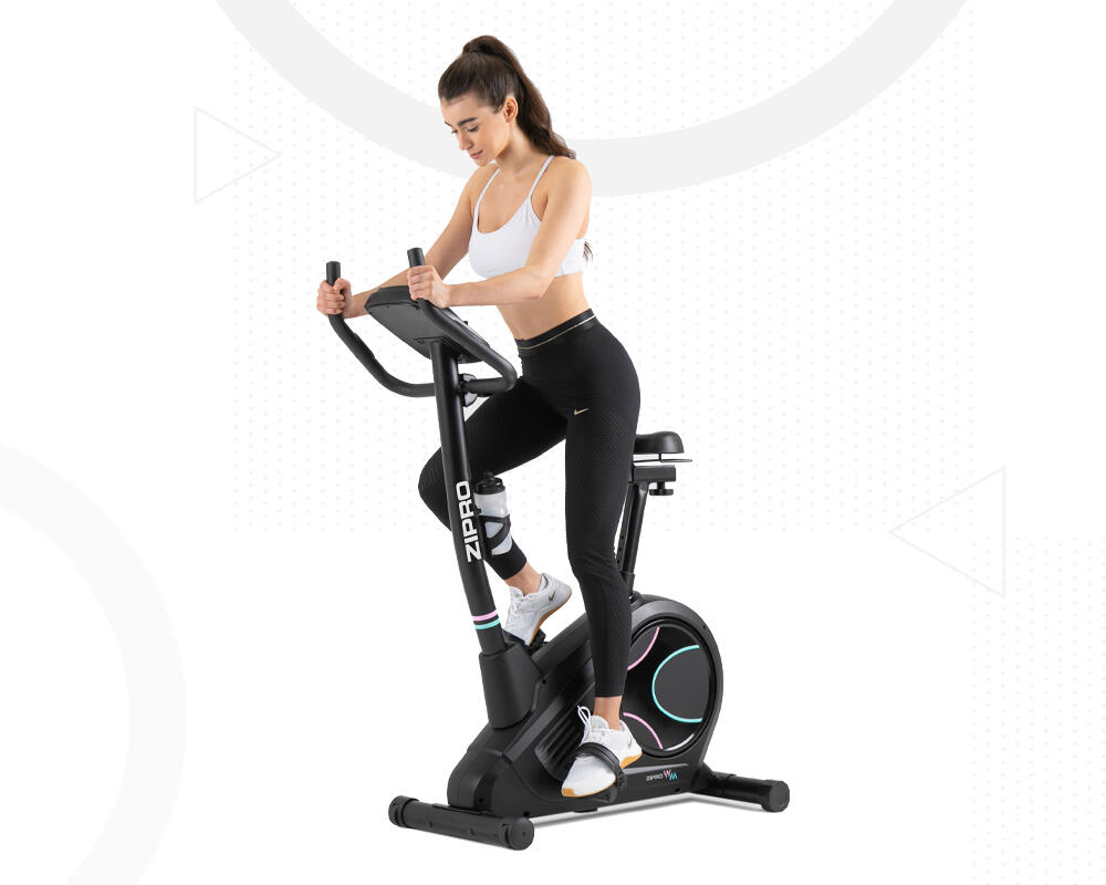 Refurbished -Flame WM elektromagnetisch Fitnessfahrrad - In gutem Zustand 3/8