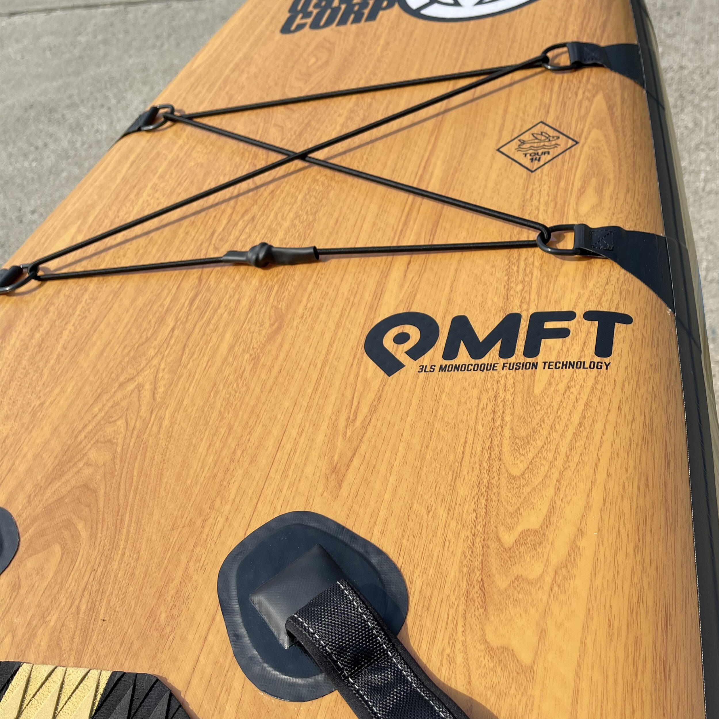 ISUP MFT WOOD TOURER 14´ x 28.5" x 6" incl. Finne, Pumpe, Bag 3/7
