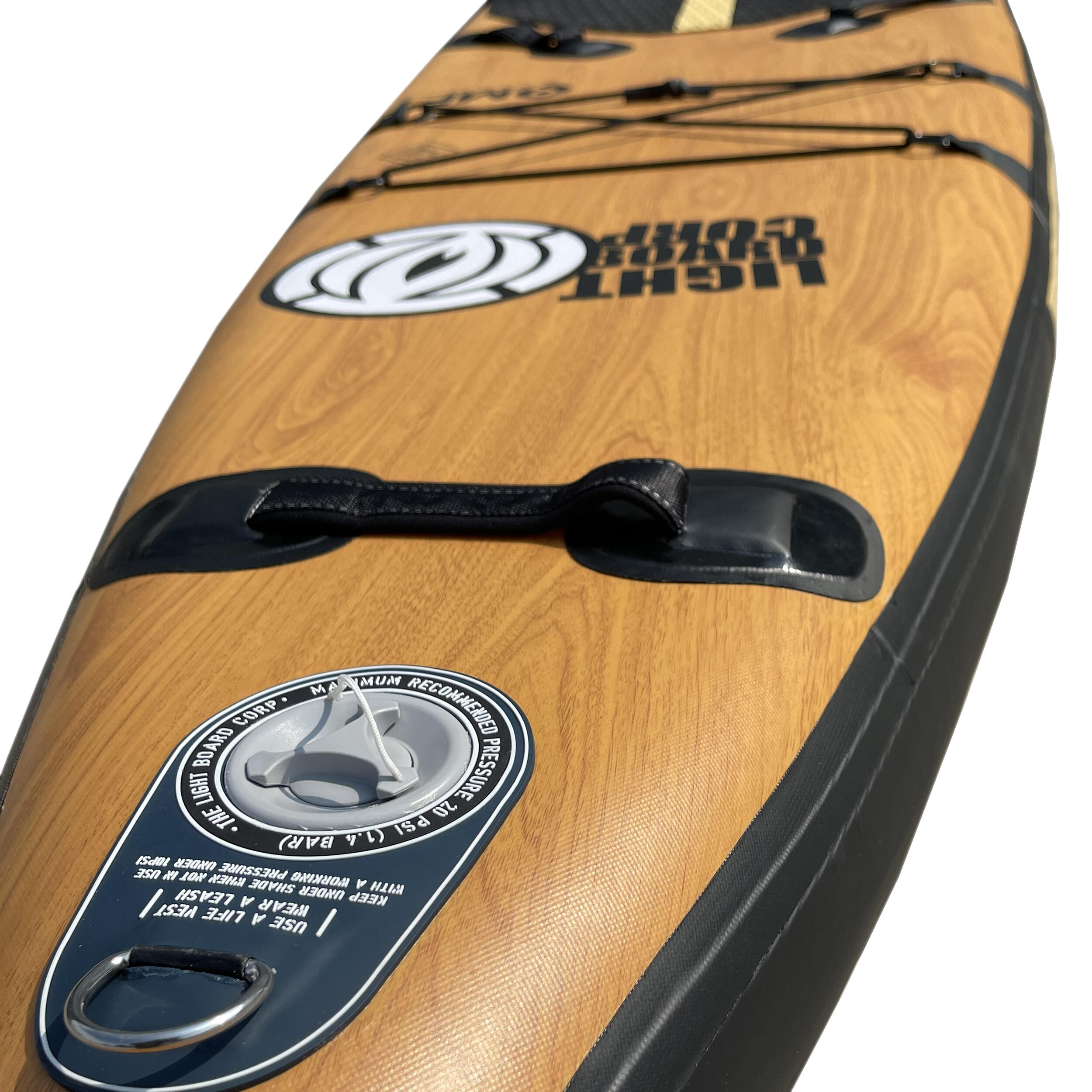 ISUP MFT WOOD TOURER SET 14´ x 28.5" x 6" incl. 3 tlg. Pro Endurance 100% Carbon 3/7
