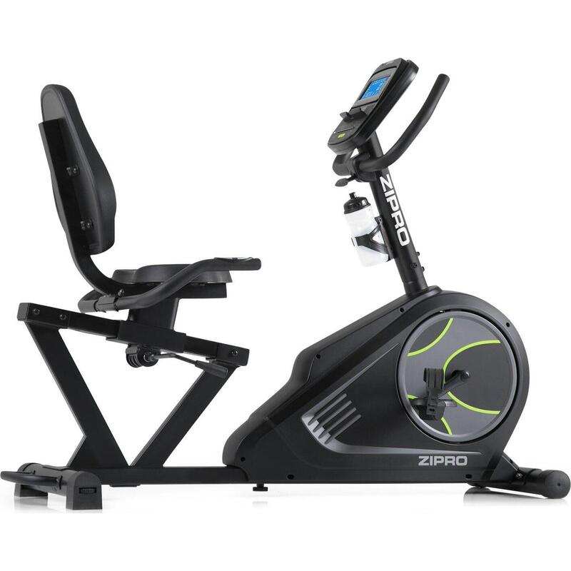 Ligfiets hometrainer Zipro Glow elektromagnetisch iConsole+ Kinomap cardio