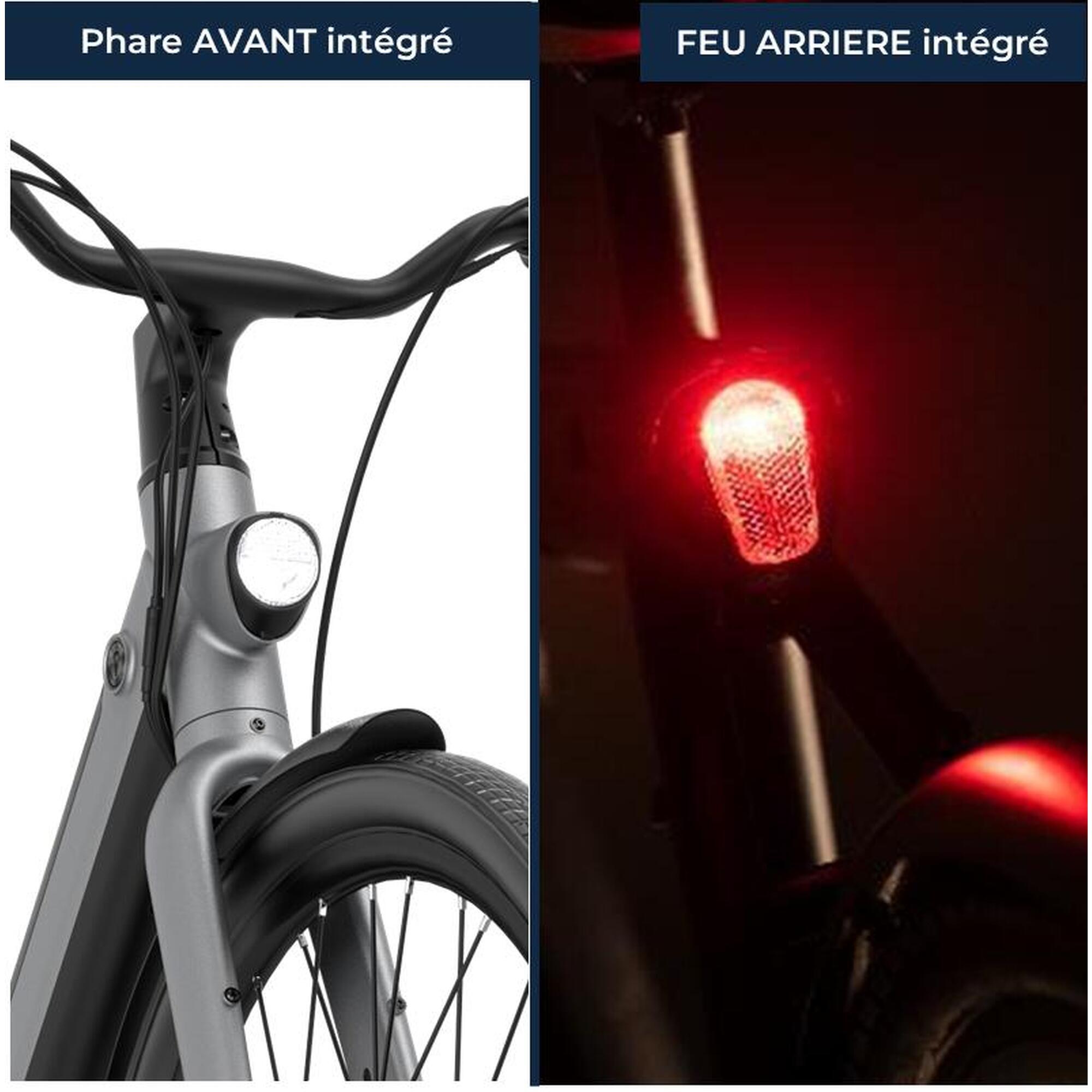 Vélo électrique YEEP.ME DAY PLUS Gris 26’’ 60km + Porte-Bagage Arrière