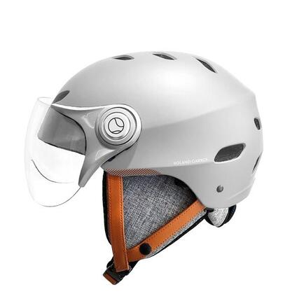 Casque YEEP.ME H.30 Vision Roland Garros Bleu - Visière pour Vélo, Trottinette