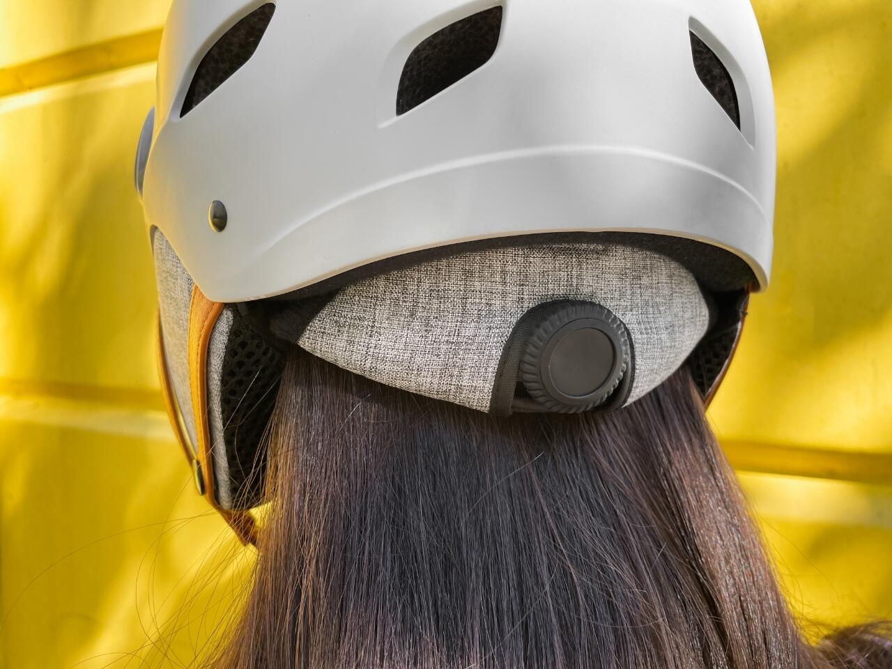 Casco YEEP.ME H.30 Vision Roland Garros Gris con Visera para Bicicleta y Scooter 6/6