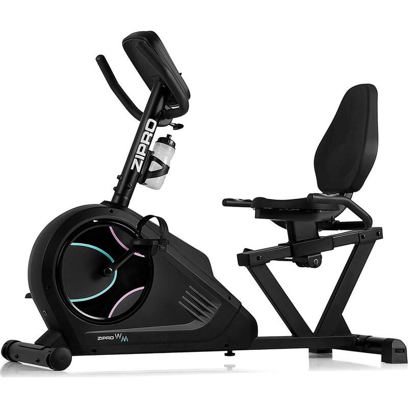 Bicicleta estática electromagnética Zipro Glow WM reclinada iConsole+ Kinomap