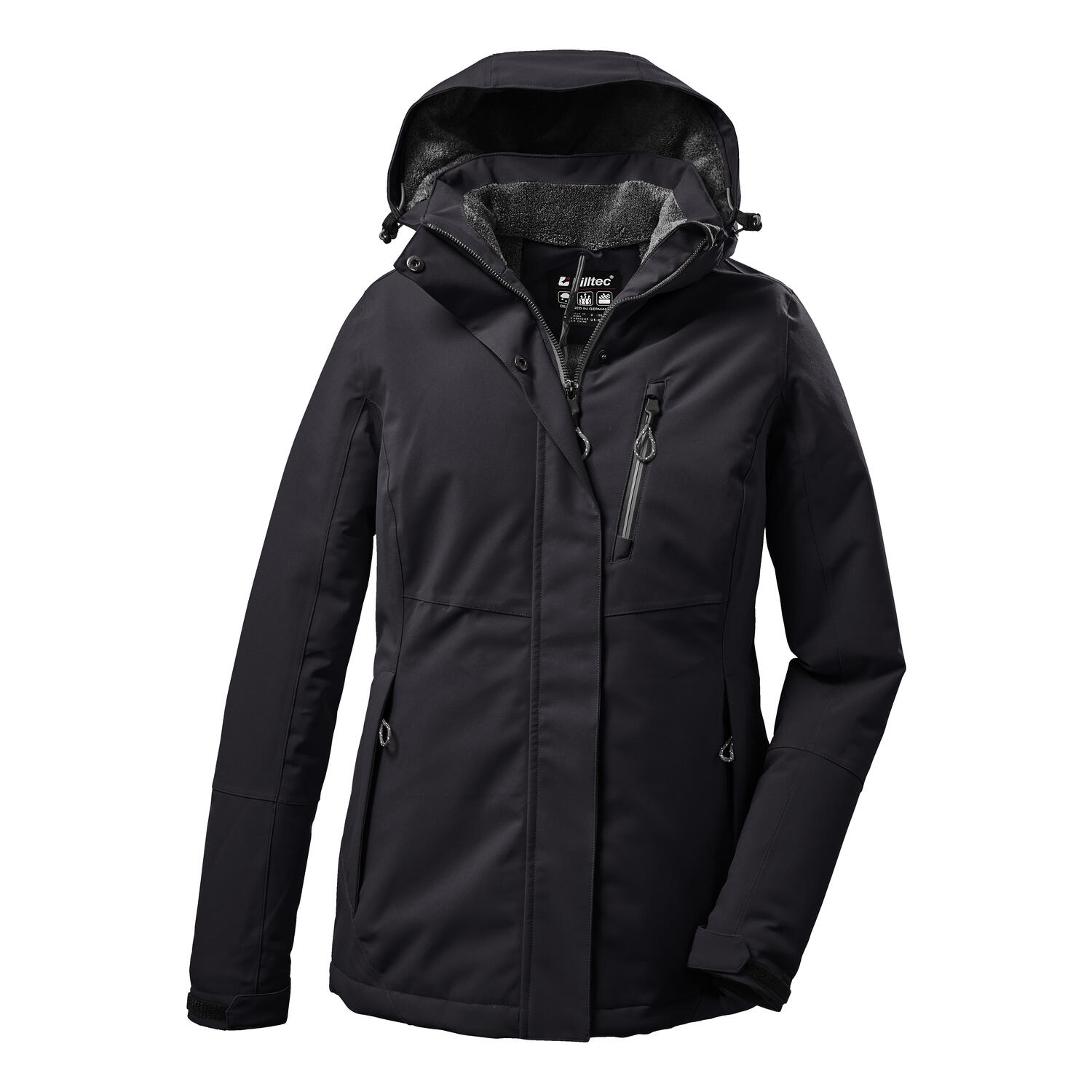 KILLTEC Women's hooded waterproof jacket Killtec Kow 170