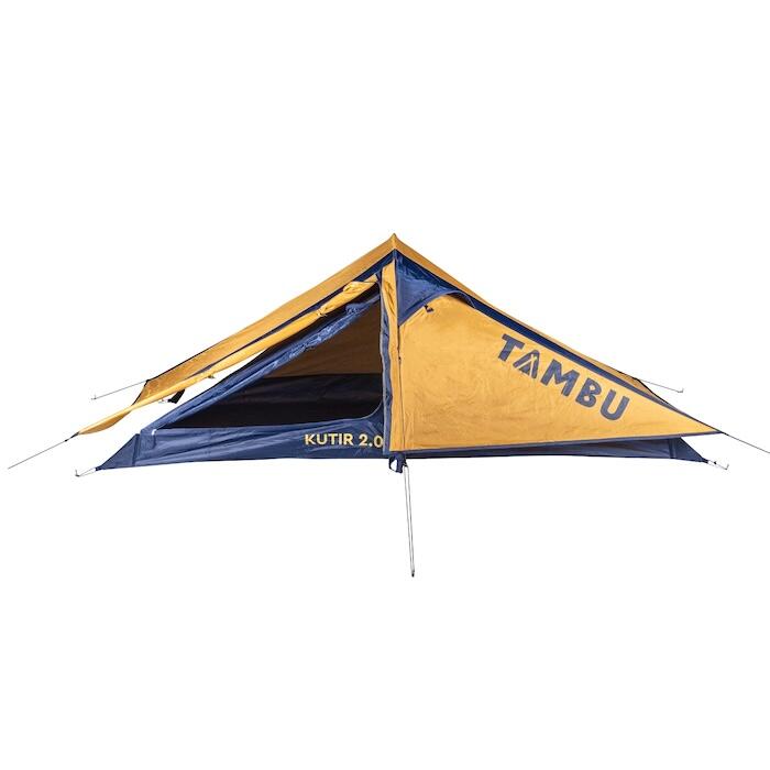 Tambu - Kutir 2.0 | Tente De Trekking Légère Pour 2 Personnes - Tente - Bleu|jaune - 2 Places - Decathlon