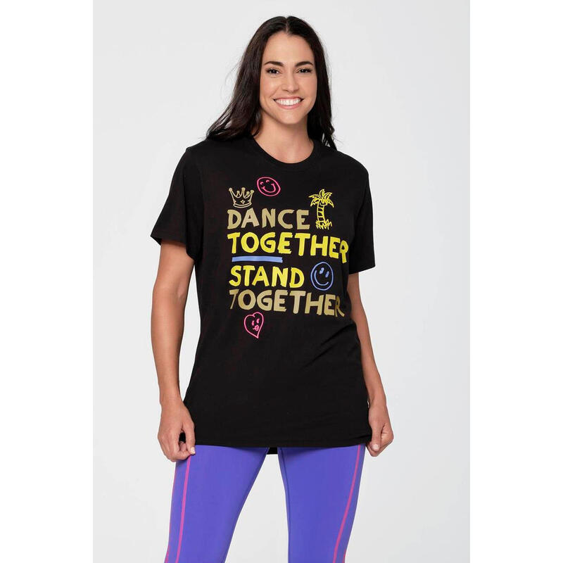 T-shirt sportowy unisex Zumba Dance Together