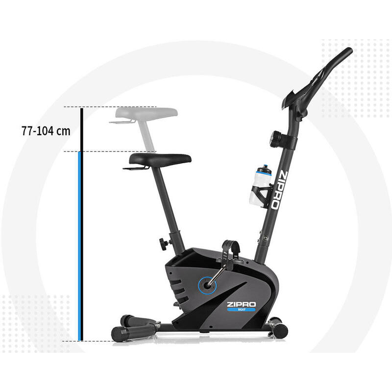 Bicicletă de Apartament magnetică Zipro Beat volantă 6 kg pentru fitness cardio