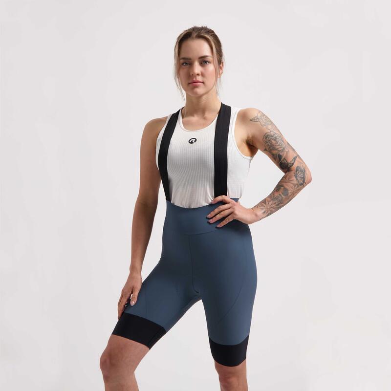 Korte Fietsbroek Met Bretels Dames  Signature