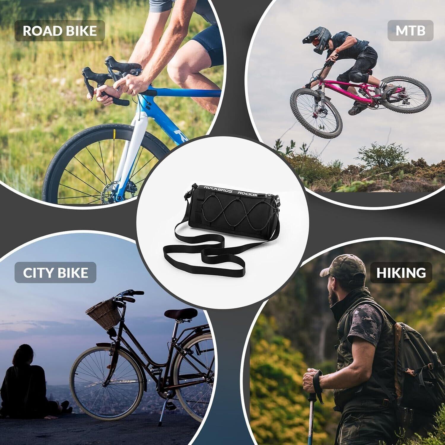 Ciclismo Mochila Manillar Bici Bolsas Para Manillar ROCKBROS Bolsa