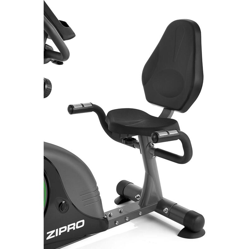 Ligfiets hometrainer Zipro Easy magnetische voor fitness en cardio