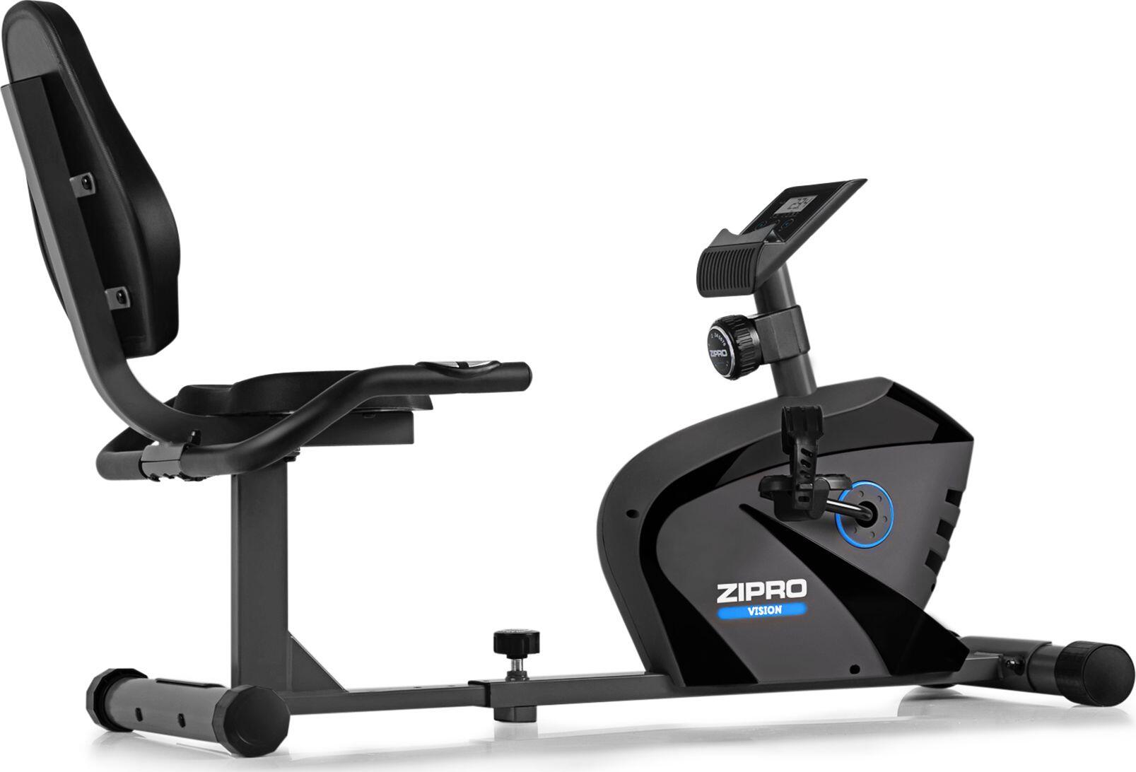 ZIPRO Ligfiets hometrainer Zipro Vision magnetische voor fitness en cardio