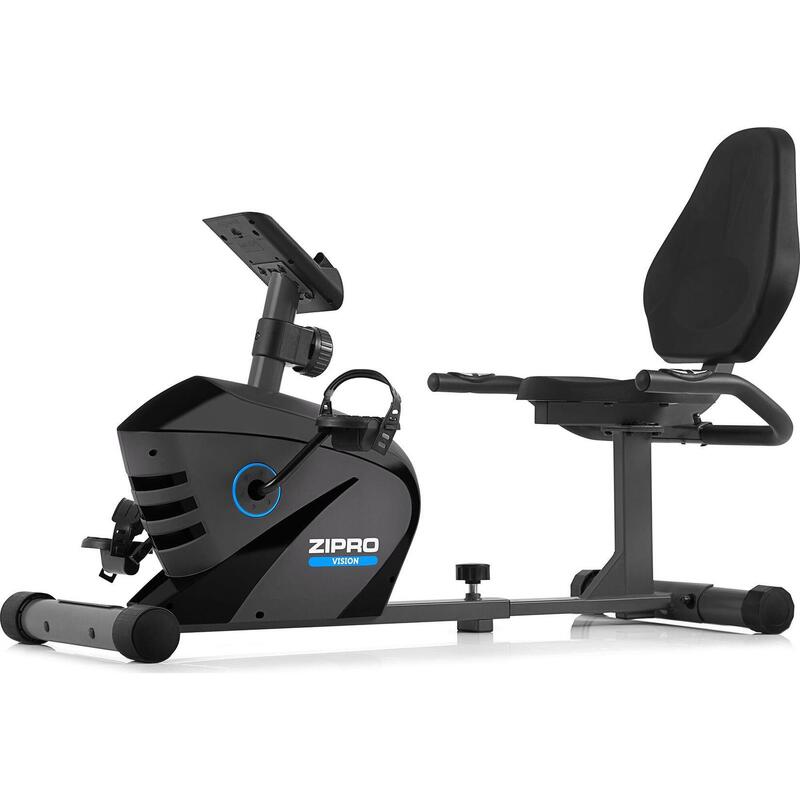 Vélo couché magnétique Zipro Vision pour fitness et cardio