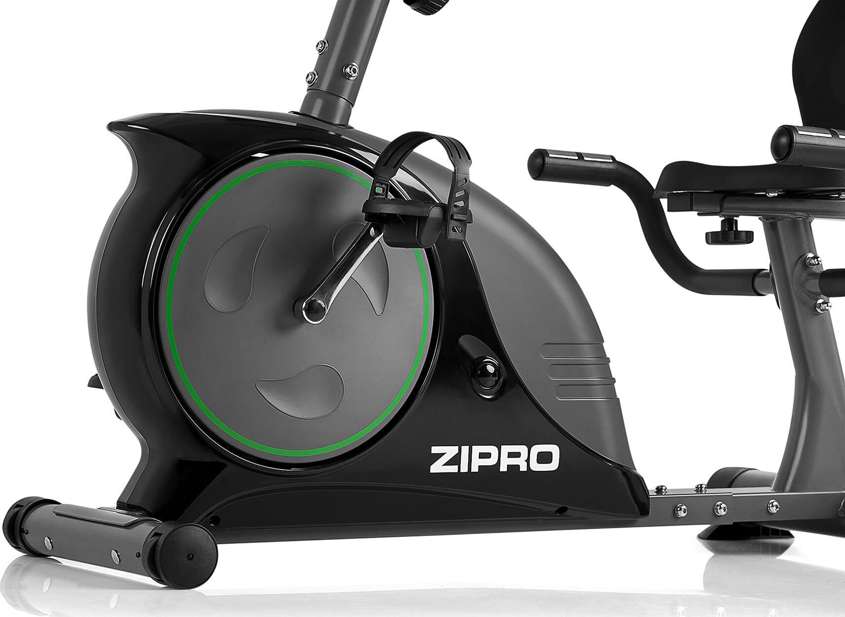 Ligfiets hometrainer Zipro Easy magnetische voor fitness en cardio 4/8