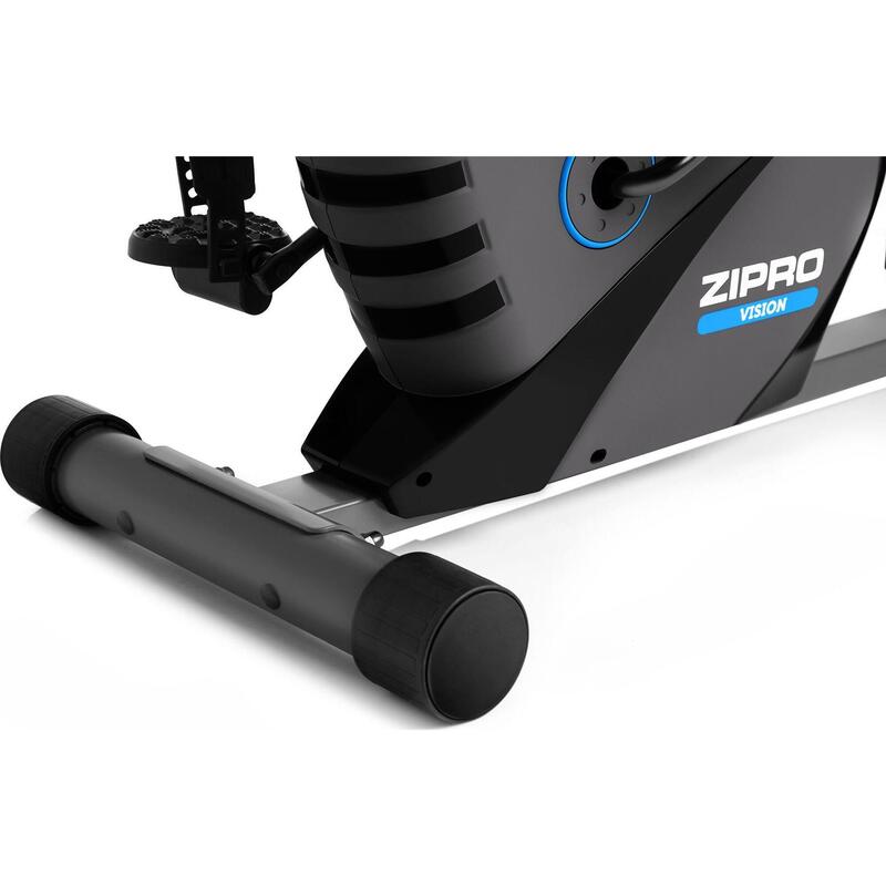 Bicicleta estática reclinada magnética Zipro Vision respaldo inercia 7 kg