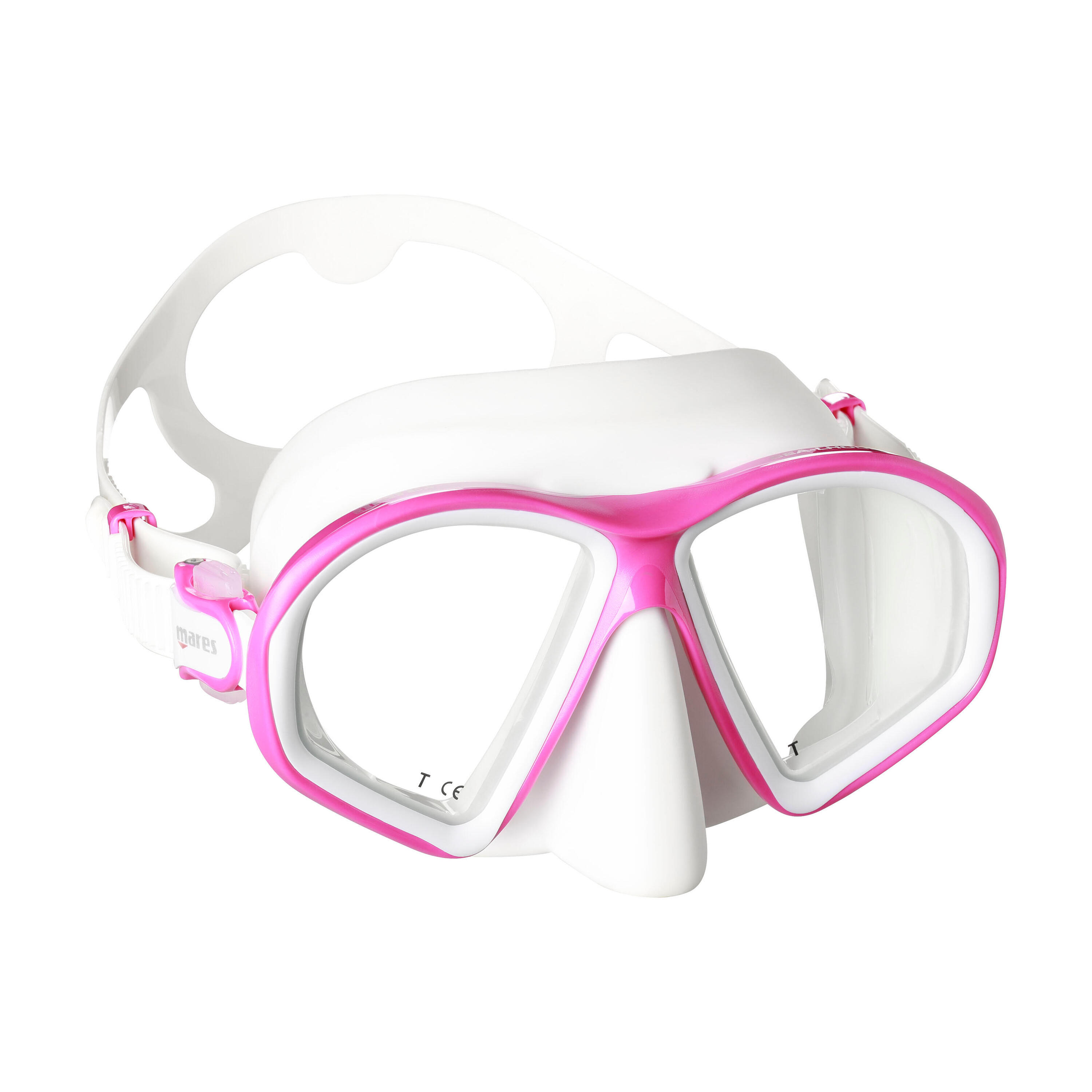 Gafa De Buceo Mares Sealhouette, Adulto, Blanco y Rosa 2/2