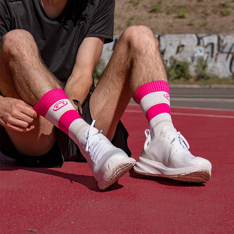 Bv Sport Light Haute Ibiza Socks White / Pink 2/2