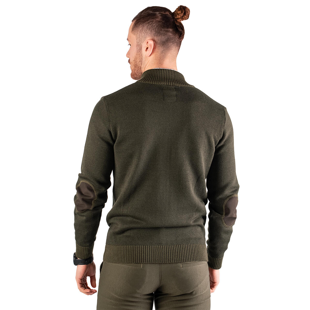 Jersey de caza para hombre con cremallera Tagart Belfast verde 4/6