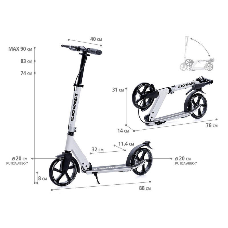 Cityroller Scooter Blackwheels Orio