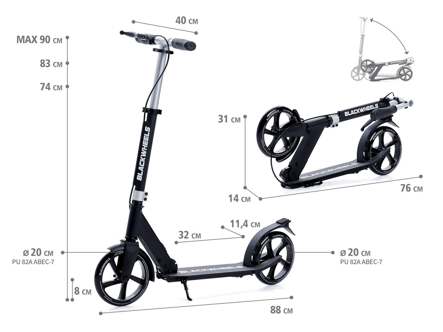Second Life - Hulajnoga Blackwheels Orio - stan dobry 3/7