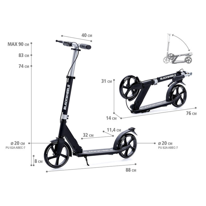 Step voor volwassenen Blackwheels Orio scooter