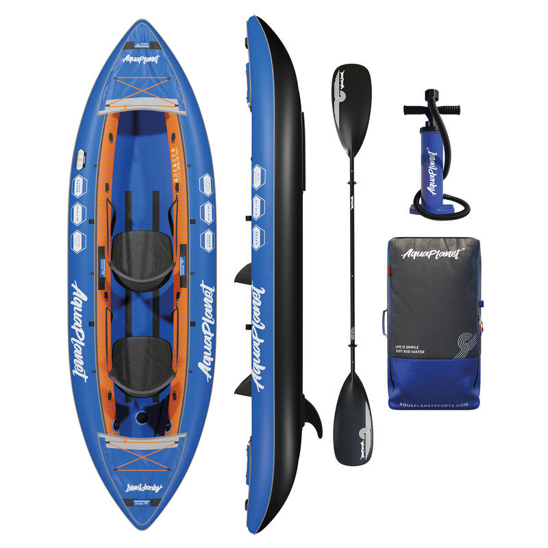 Kayak gonflable Aquaplanet - un ou deux pagayeurs