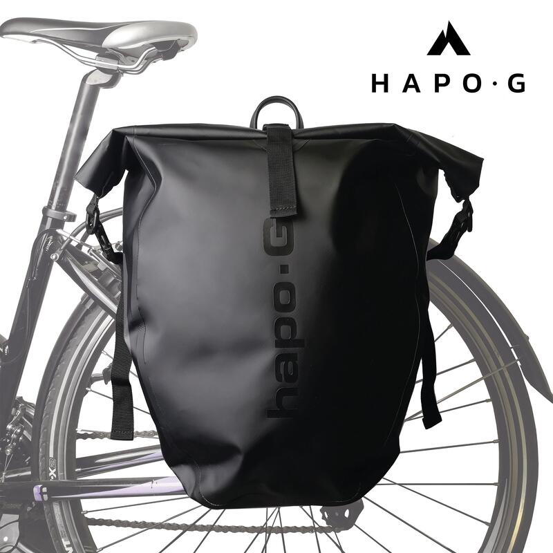 Sacoche velo porte bagage 20 L Noir - Vélo électrique, VTT, VTC, vélo de ville