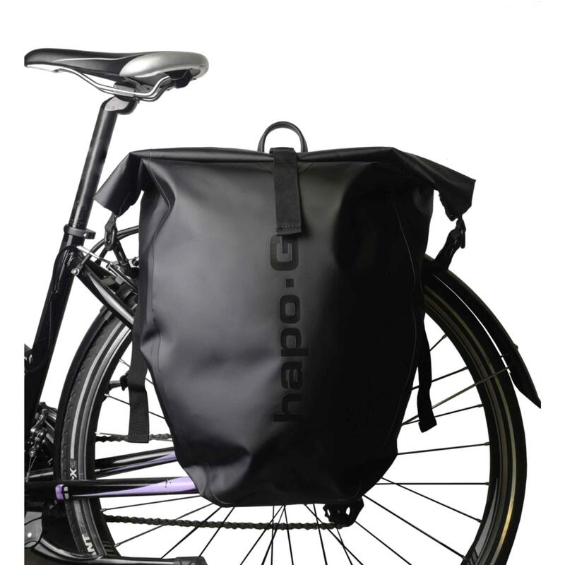 Sacoche velo porte bagage 20 L Noir - Vélo électrique, VTT, VTC, vélo de ville