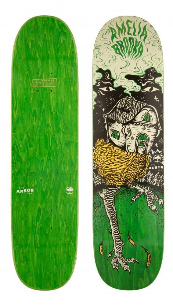 Amelia Brodka - Baba Yaga - Skateboard Deck 1/3