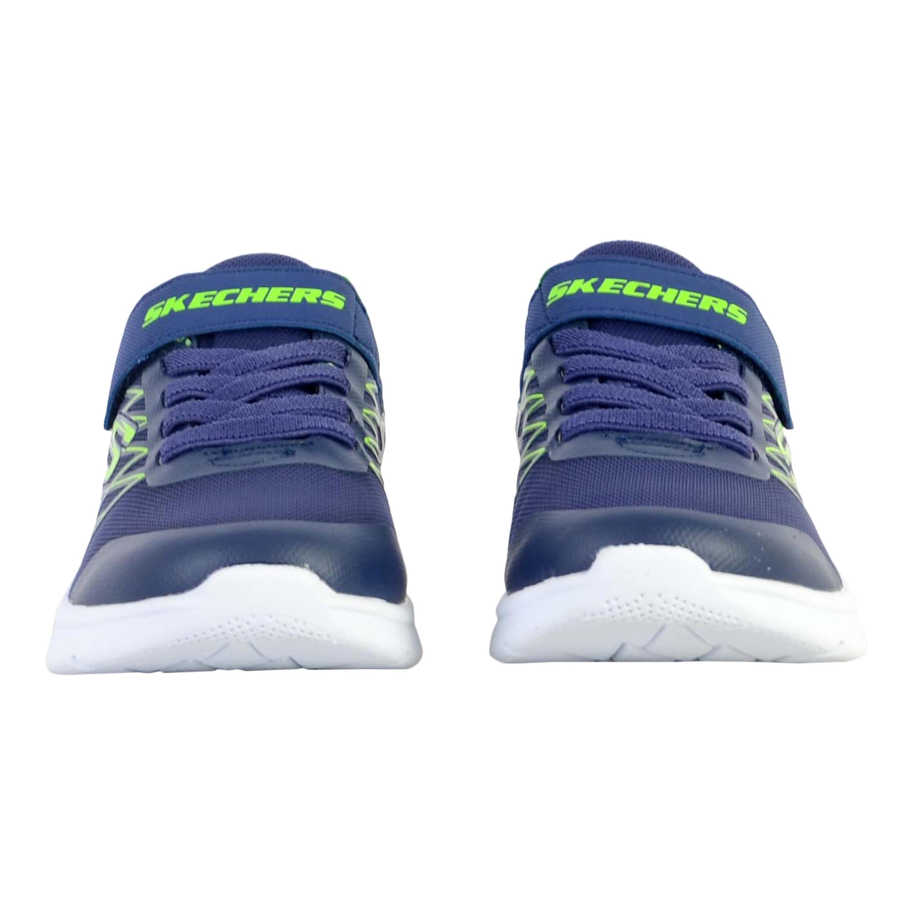 Trainers Child Skechers Microspec Texlor Navy Blue 5/5
