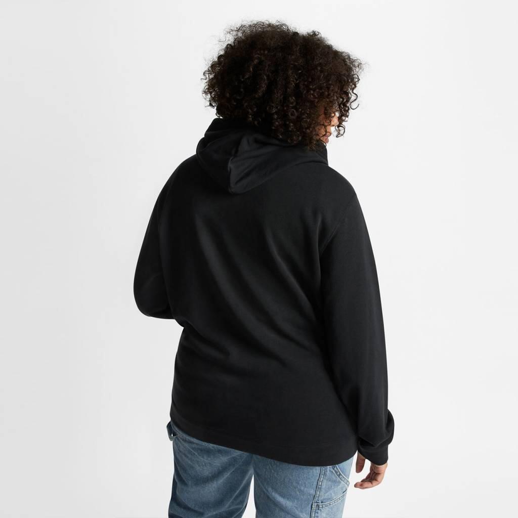 Hoodie Go-To Embroidered Star Chevron Zwart - 10023874-A01 2/5