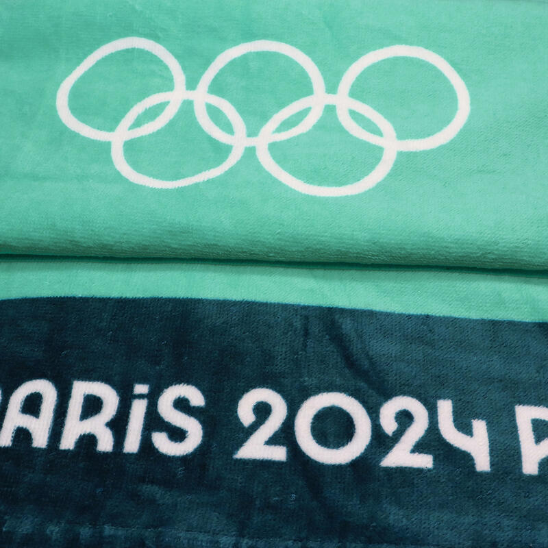 Serviette de bain 75x150 cm coton Jeux Olympiques - Oly Vainqueur