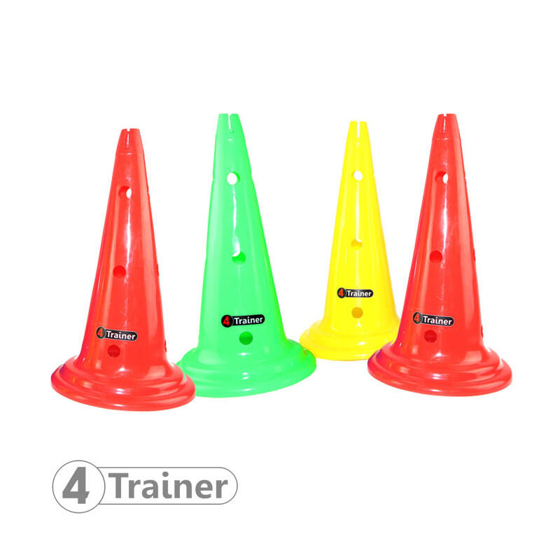Balise x8 Multicolore - 50cm - 12 Trous - R, V, J - 4TRAINER 2/3