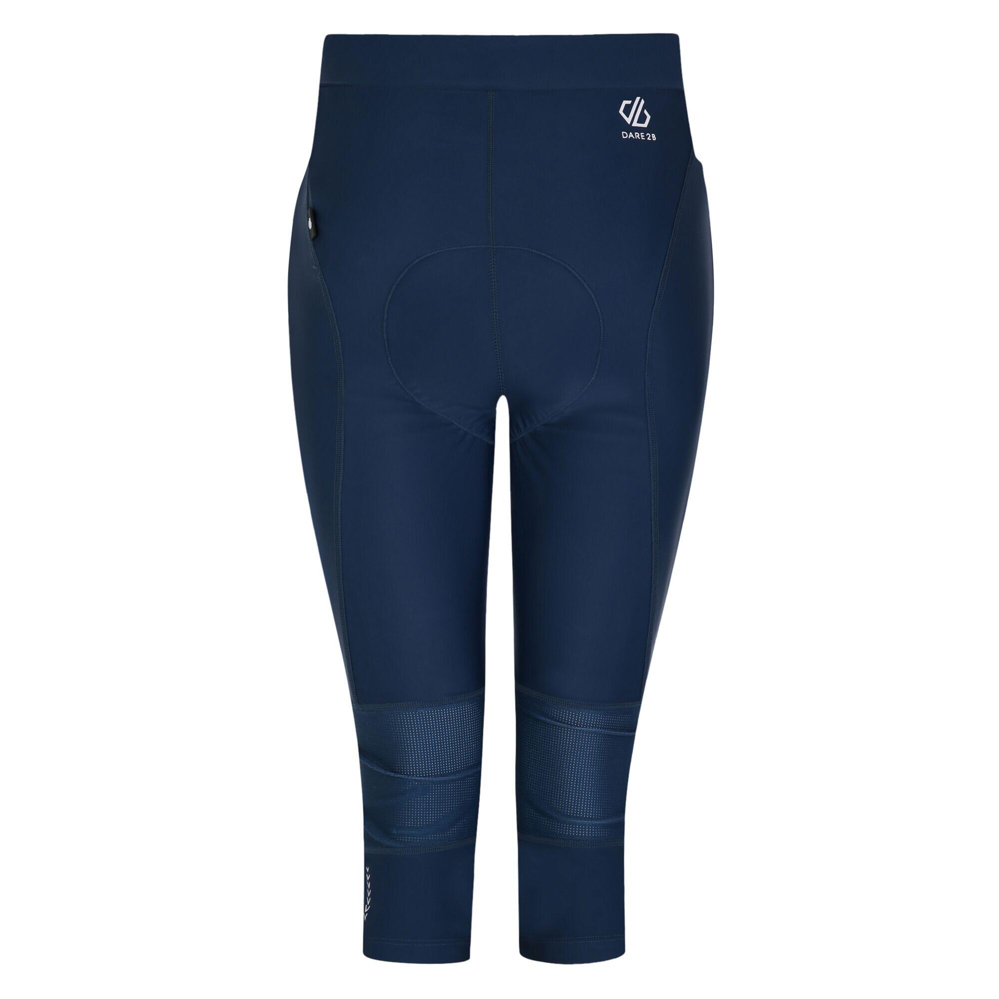 Pantaloncini Ciclismo Donna 1/2 Lunghezza - Leggings In Cotone Traspiranti Multicolor (Taglia 24")