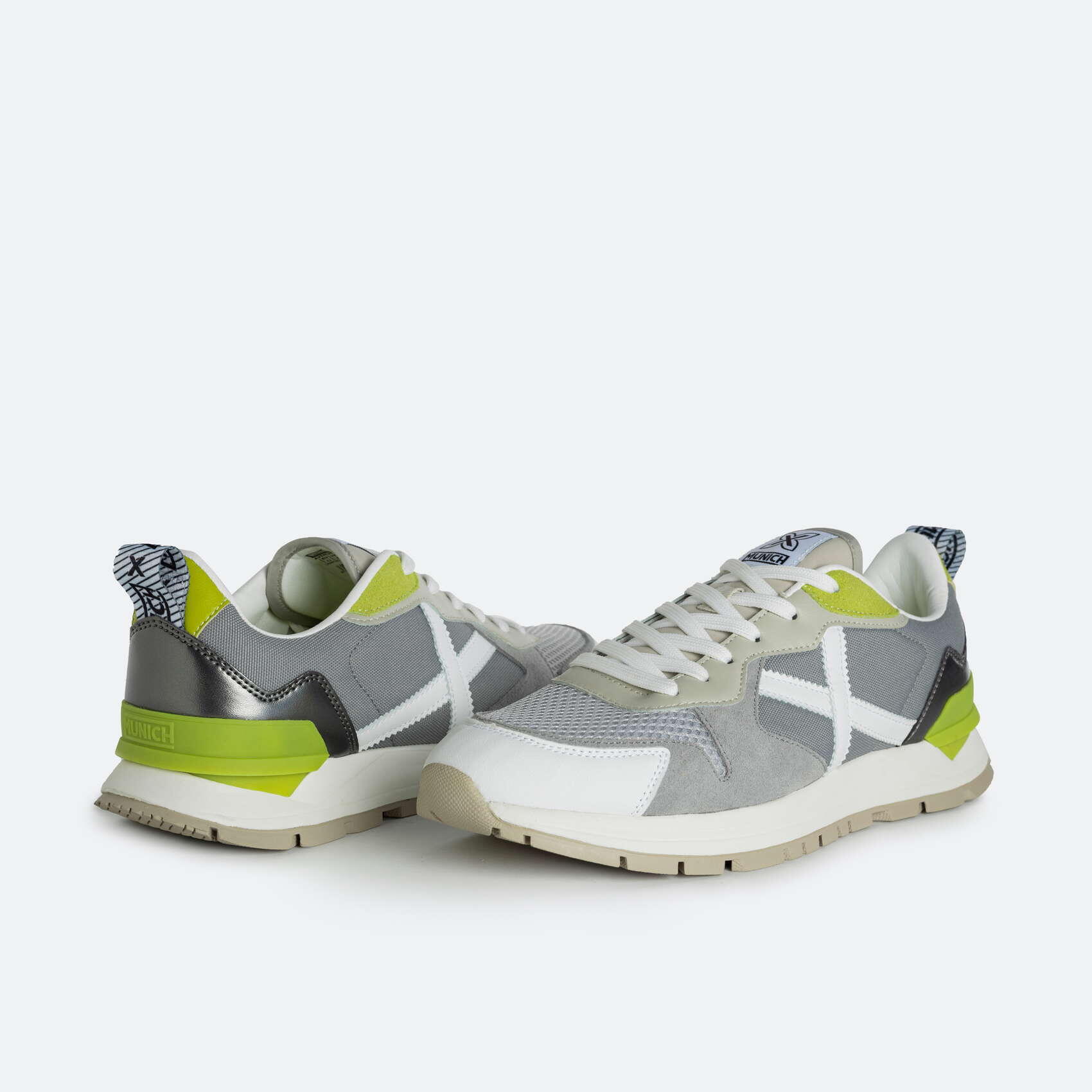 Zapatillas casual MUNICH Avenue hombre gris 5/5