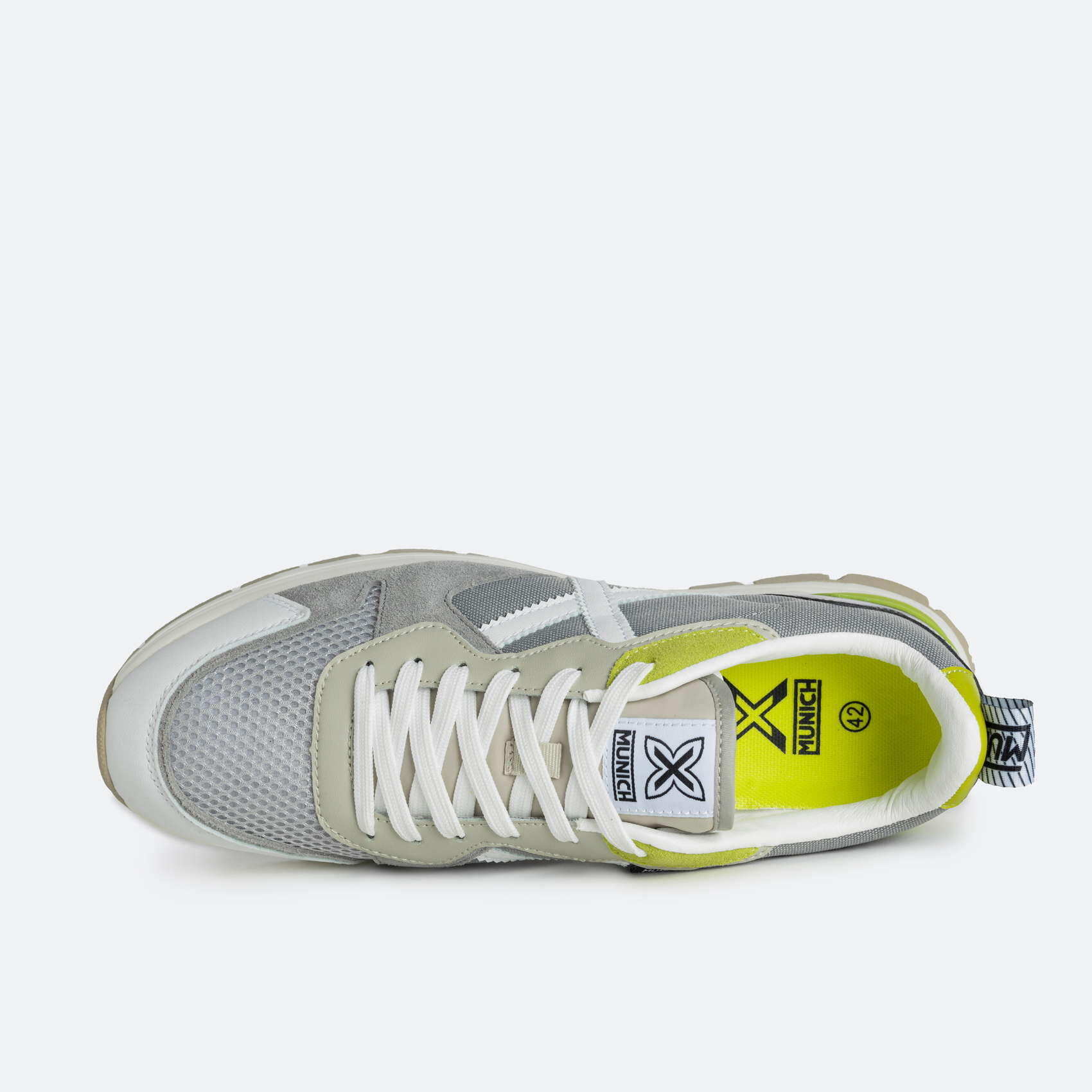 Zapatillas casual MUNICH Avenue hombre gris 3/5