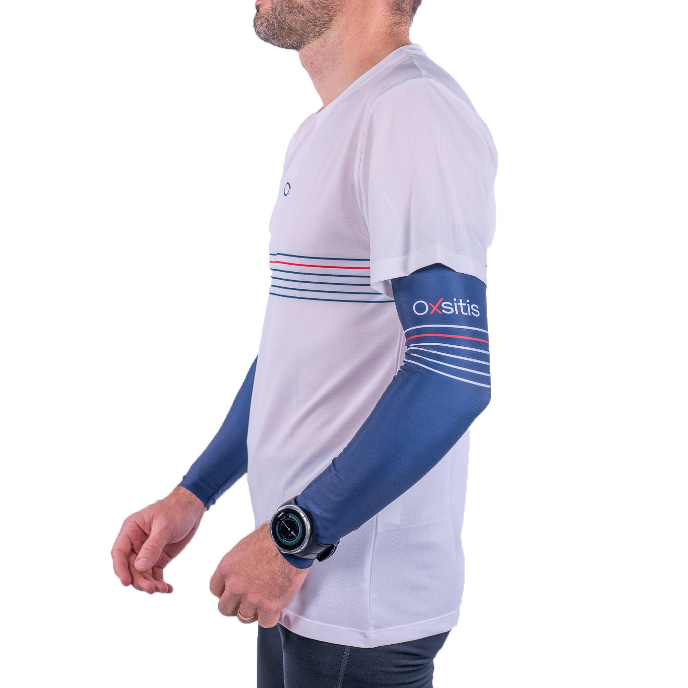 Manchettes BBR Bleu respirantes et confortables - L 3/5