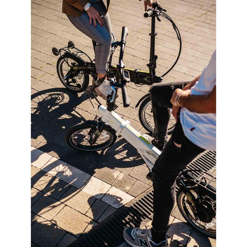 Bicicletta urbana Supra 4.0 Black lime | Ruote da 16" | Batteria 10.4Ah