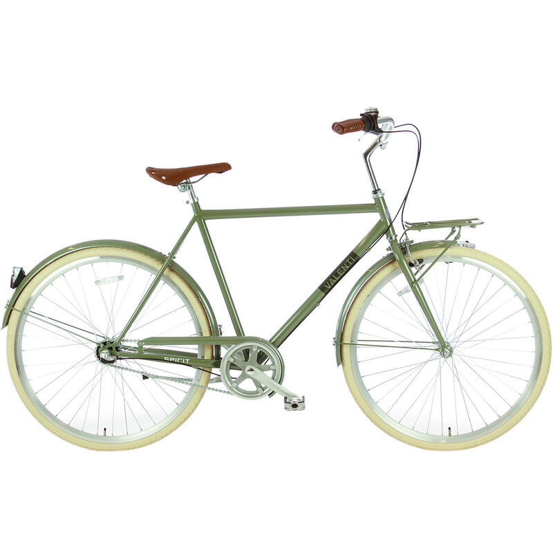 Spirit Valenti N3 Vélo Homme 28 pouces Vert Olive 58 cm