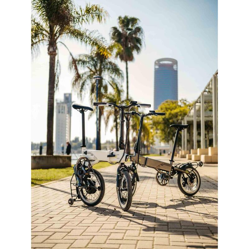 Bicicleta eléctrica urbana Supra 4.0 Blacklime | hasta 70km - Batería 10.4Ah